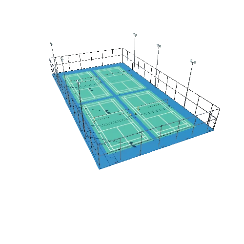 Badminton Court TypeA1 Triangulate14